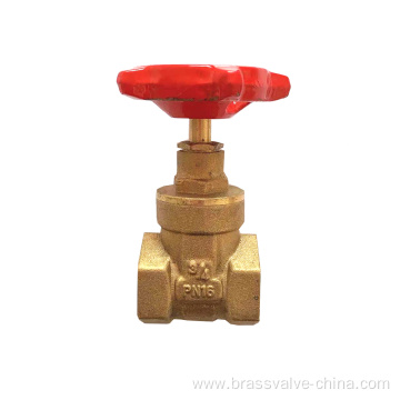 Steel Wheel brass gate valve